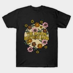 The Allman Brothers Band Name Personalized Flower Retro Floral 80s 90s Name Style T-Shirt